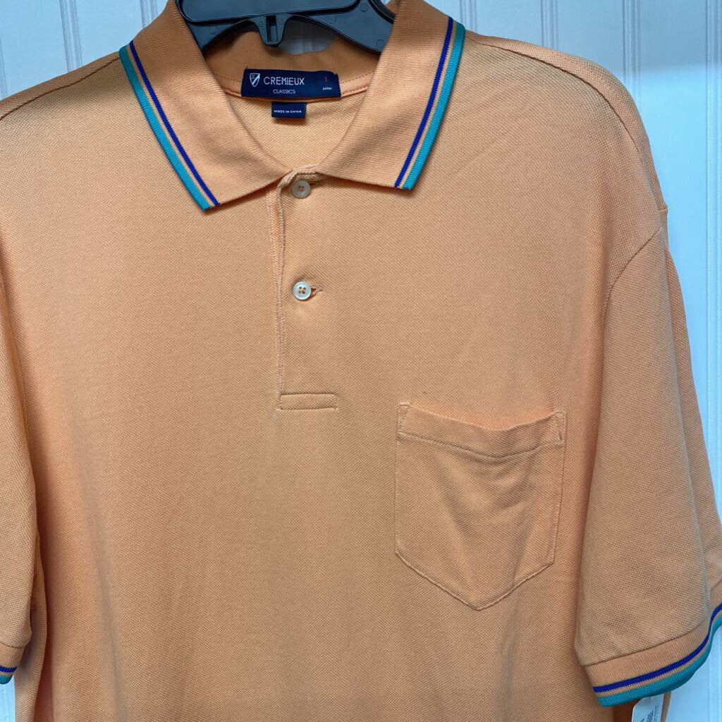 PEACH POLO SHIRT