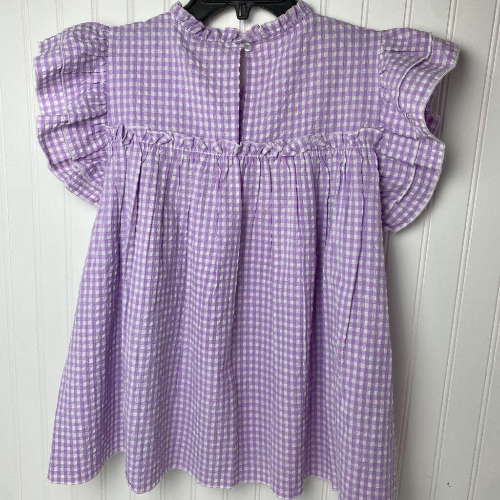 CHECKED SLEEVLESS TOP
