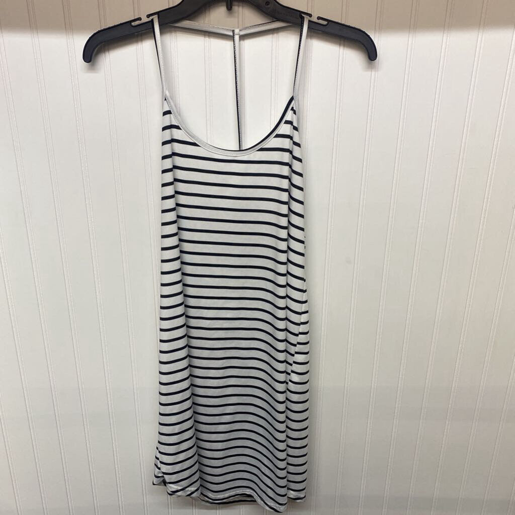 WHITE W/BLACK STRIPES