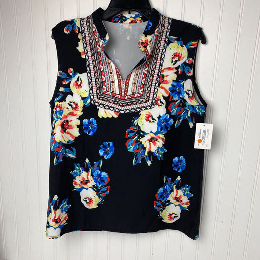 FLORAL SLEEVLESS TOP