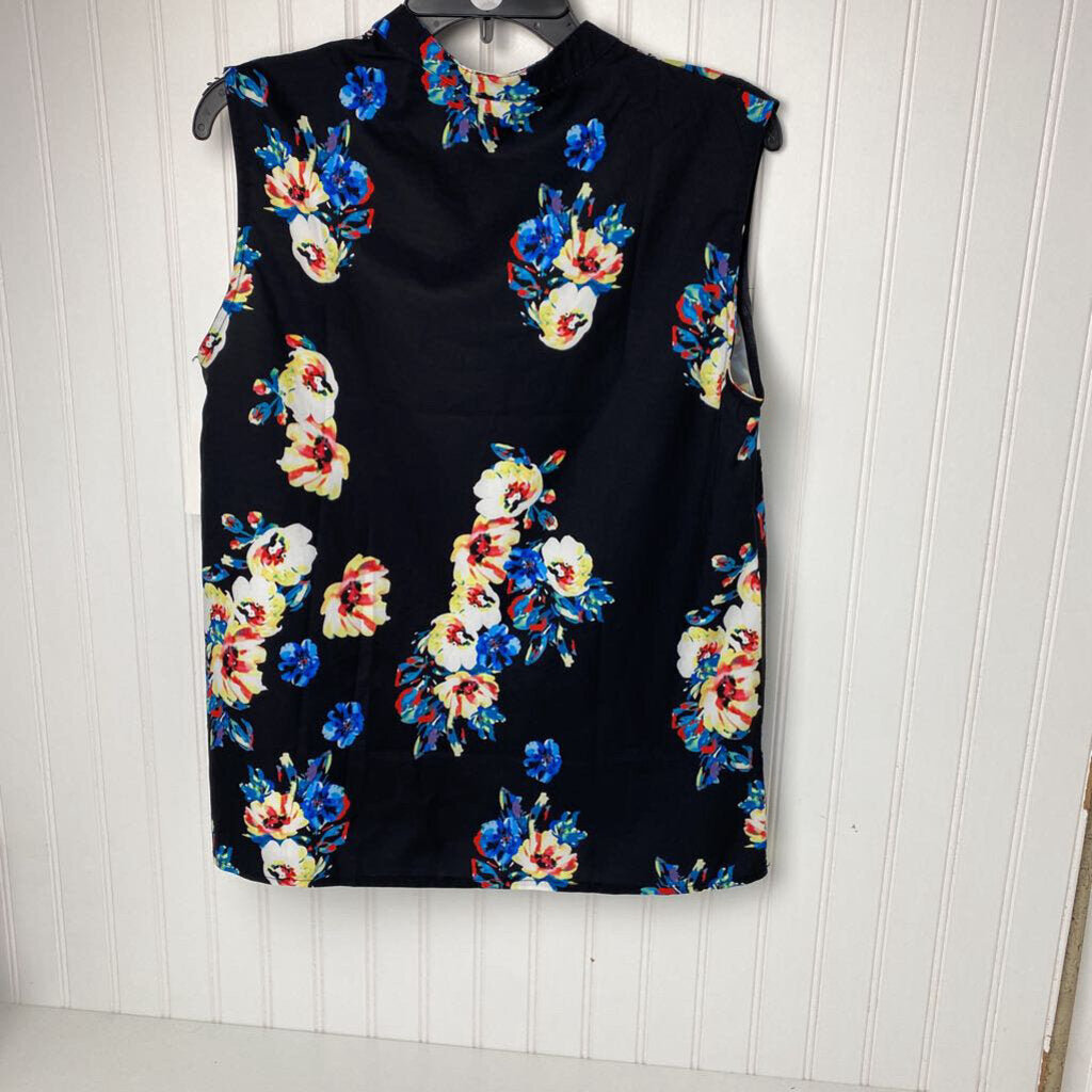 FLORAL SLEEVLESS TOP