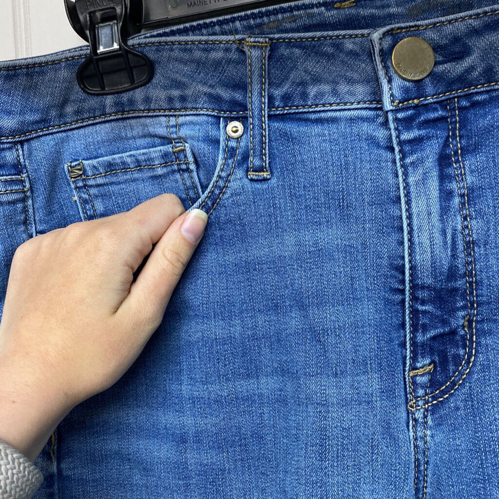 LONG DENIM SHORTS