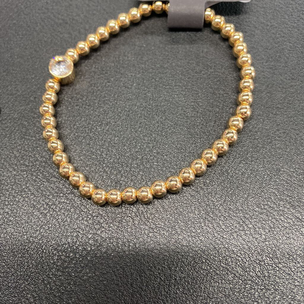 GOLD BEAD BRACELET