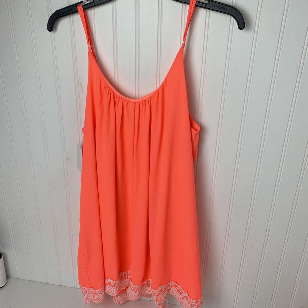 SLEEVLESS SHEER TOP