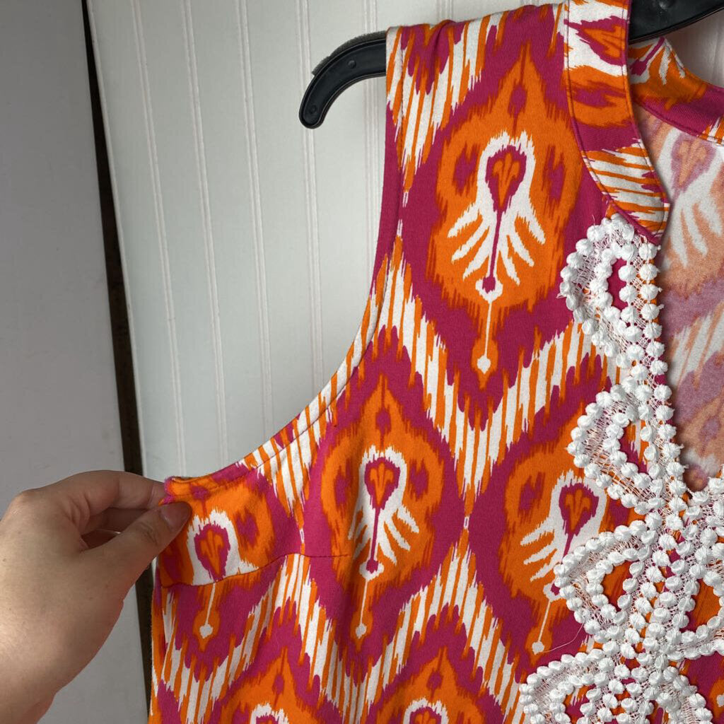 ORANGE DRESS TANK TOP