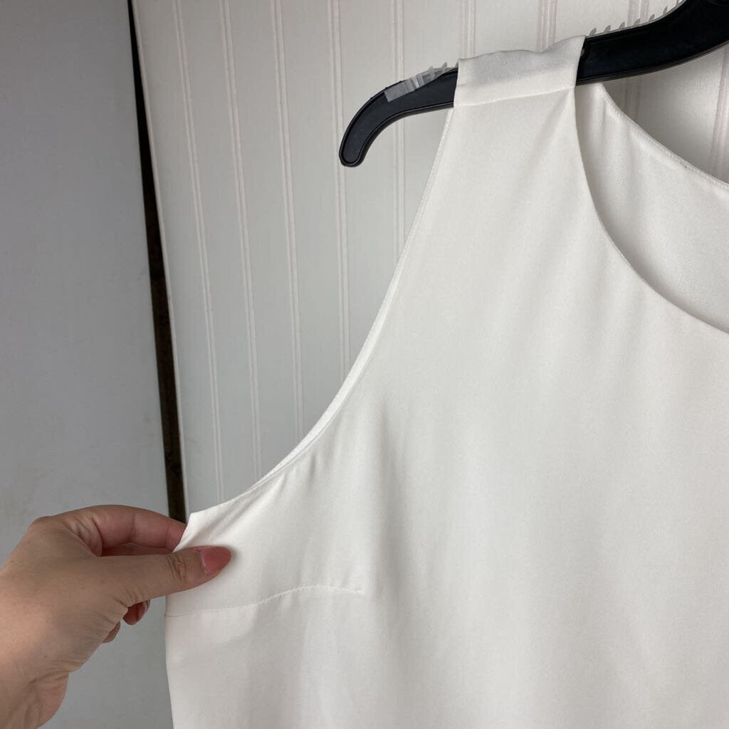 WHITE DRESS TANK TOP