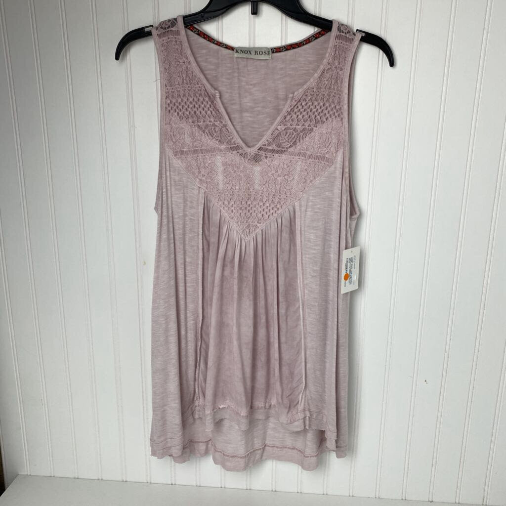 LACE EMBELLISHED TANK TOP