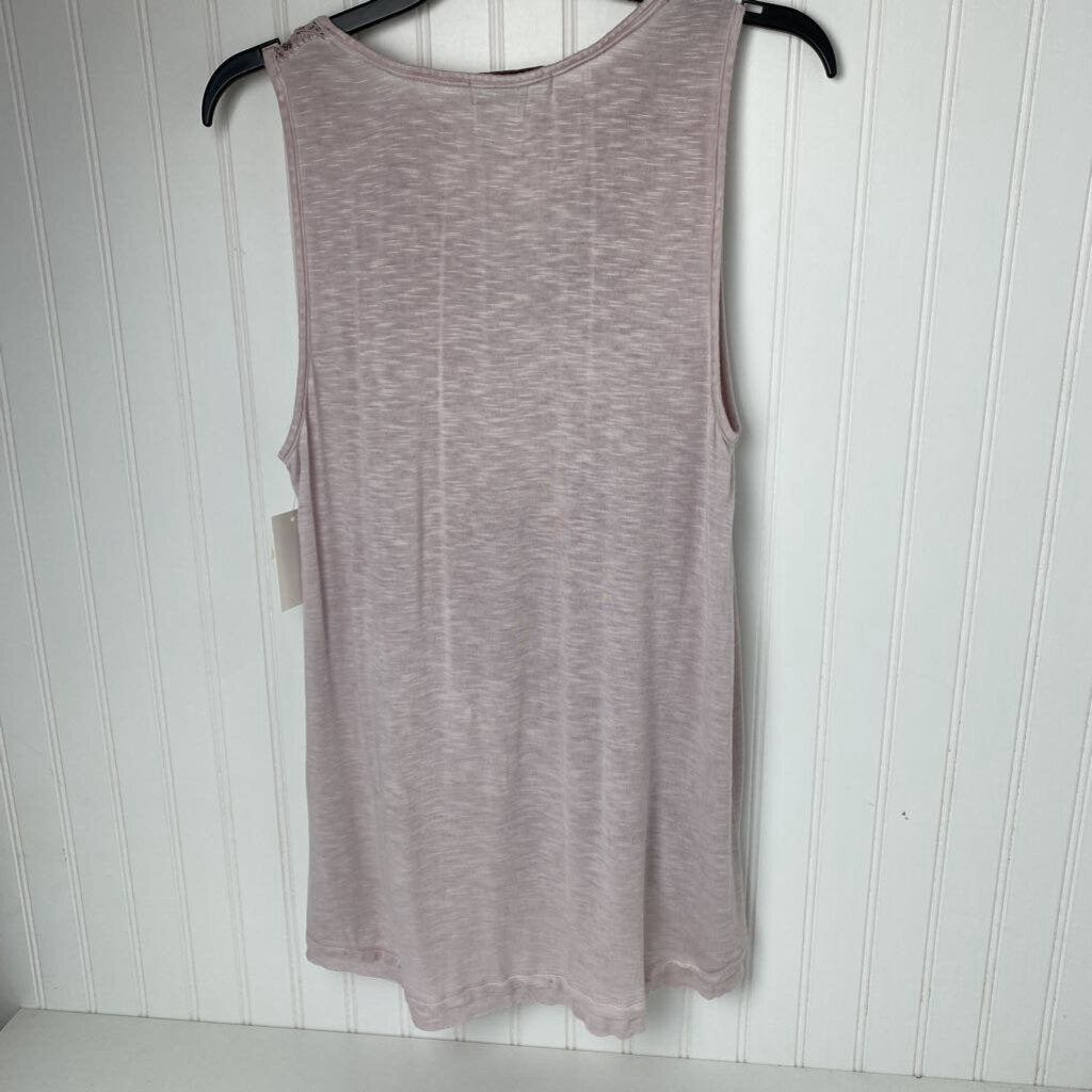 LACE EMBELLISHED TANK TOP