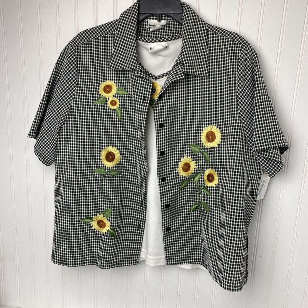 SUNFLOWER CHECKERED SET