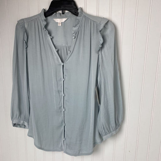 LONG SLEEVE SILKY BLOUSE