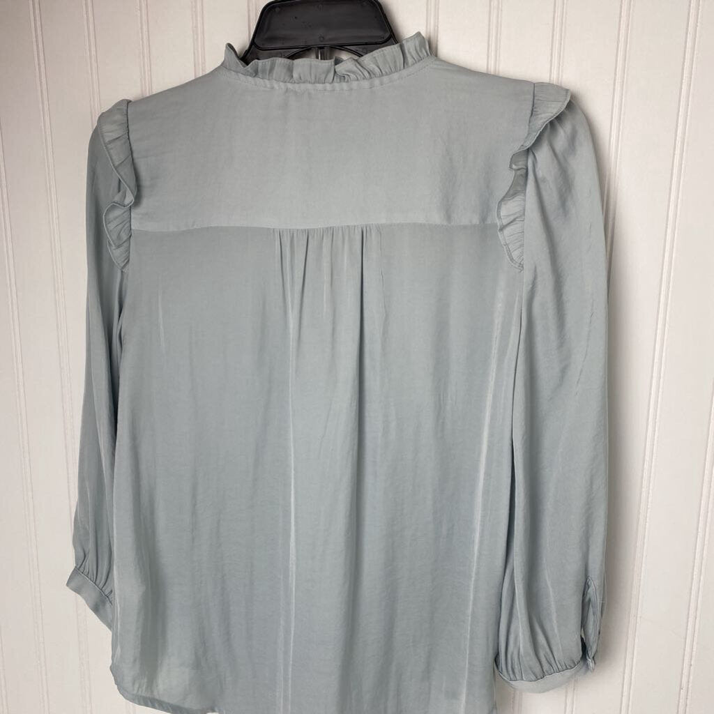 LONG SLEEVE SILKY BLOUSE