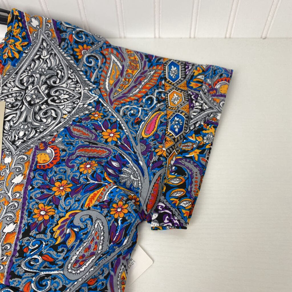 PAISLEY PRINT SHORTS ROMPER