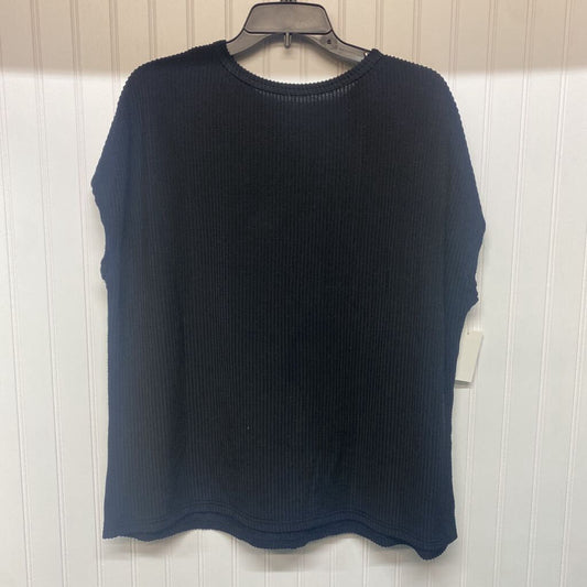 BLACK SHORT SLEEVE BASIC SHIRT
