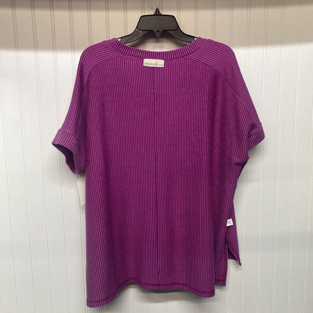 PURPLE SHORT SLEEVE SHIRT