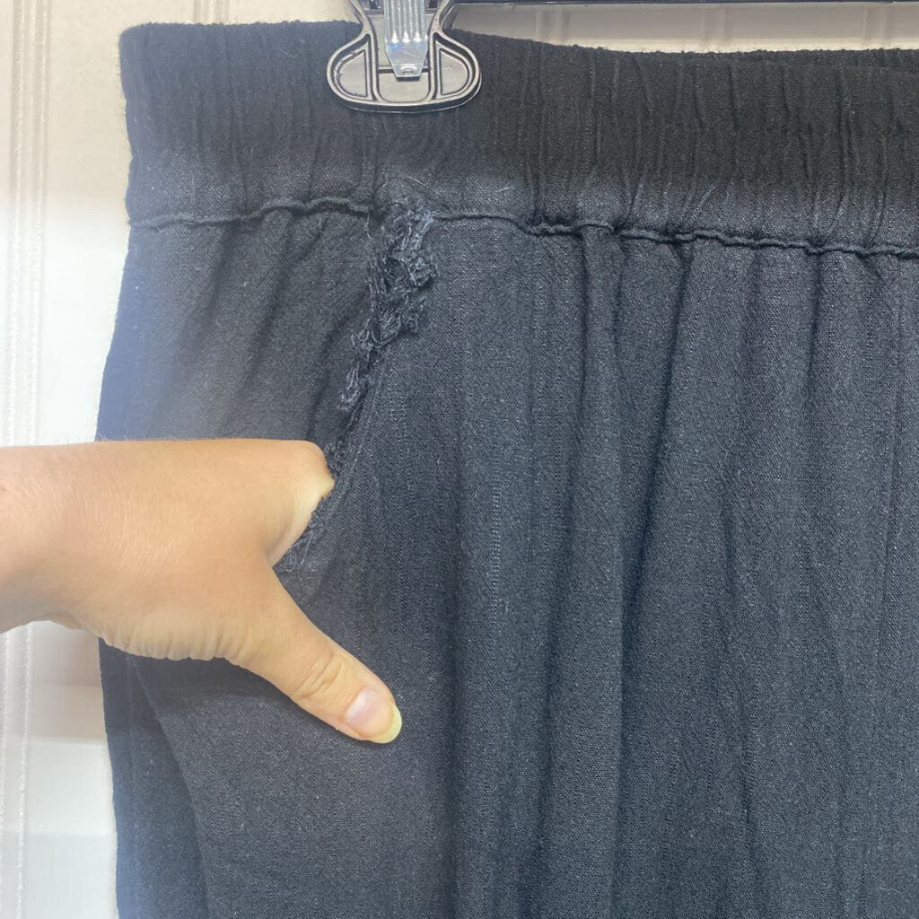 BLACK CASUAL PANTS