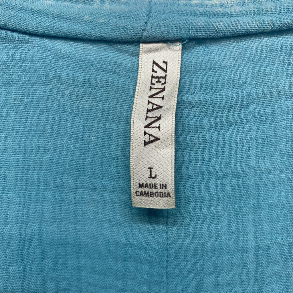 BLUE SHORT SLEEVE SHIRT