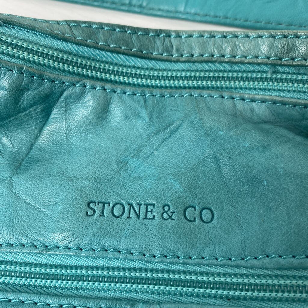 TEAL CROSSBODY HANDBAG