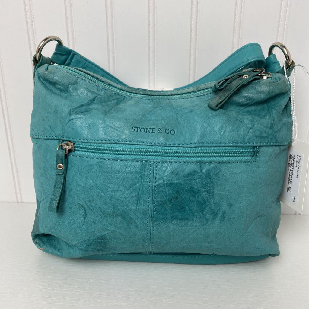 TEAL CROSSBODY HANDBAG