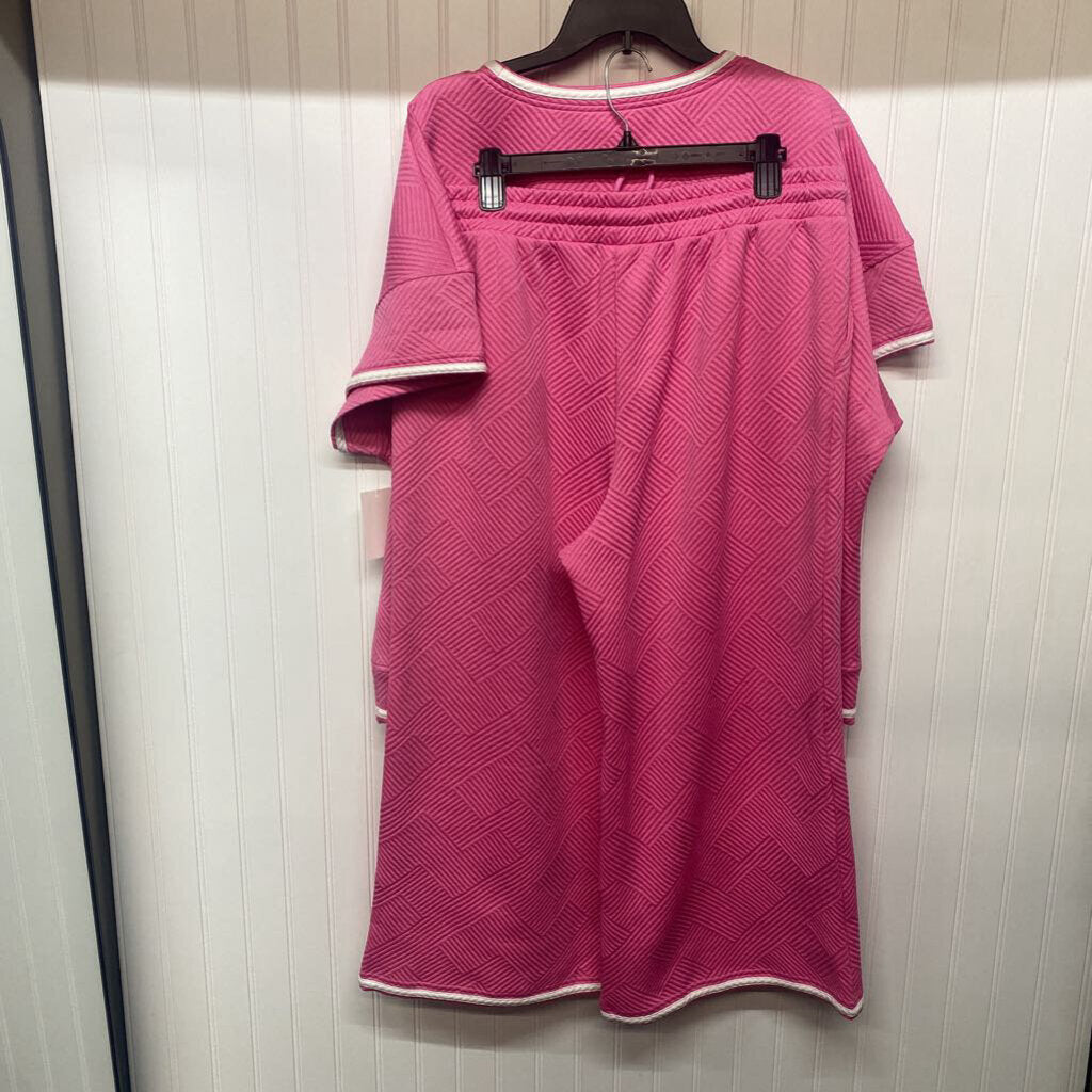 PINK 2 PCS PANTS SET