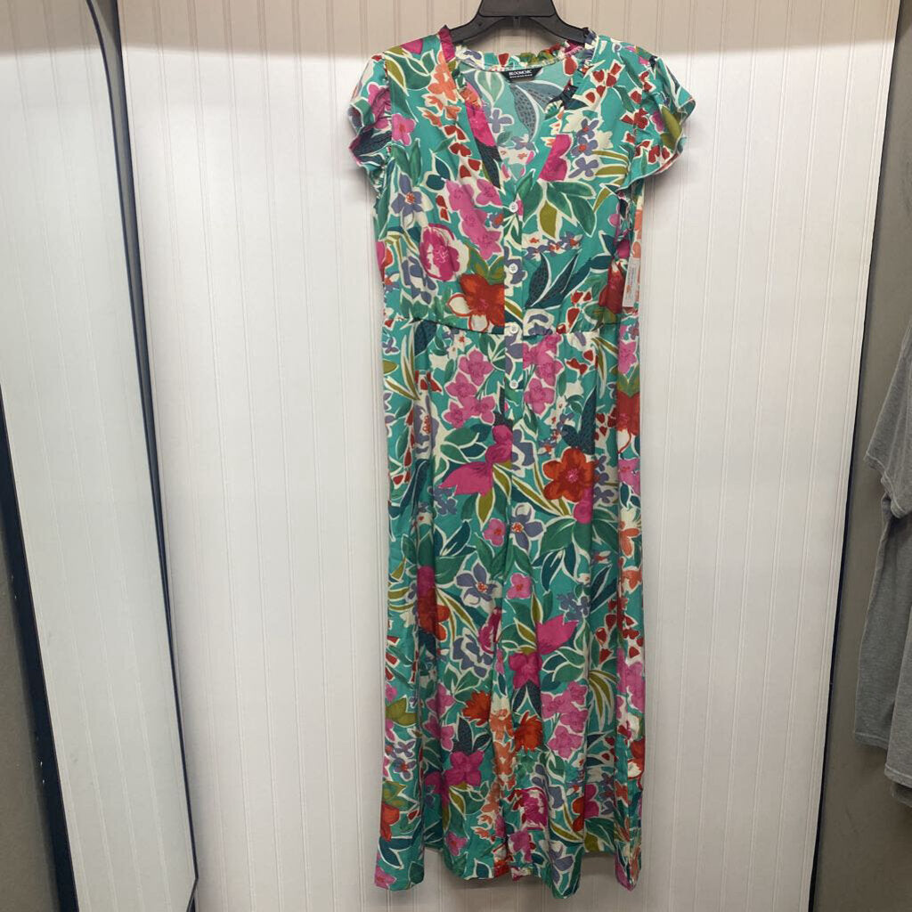 LONG FLORAL DRESS