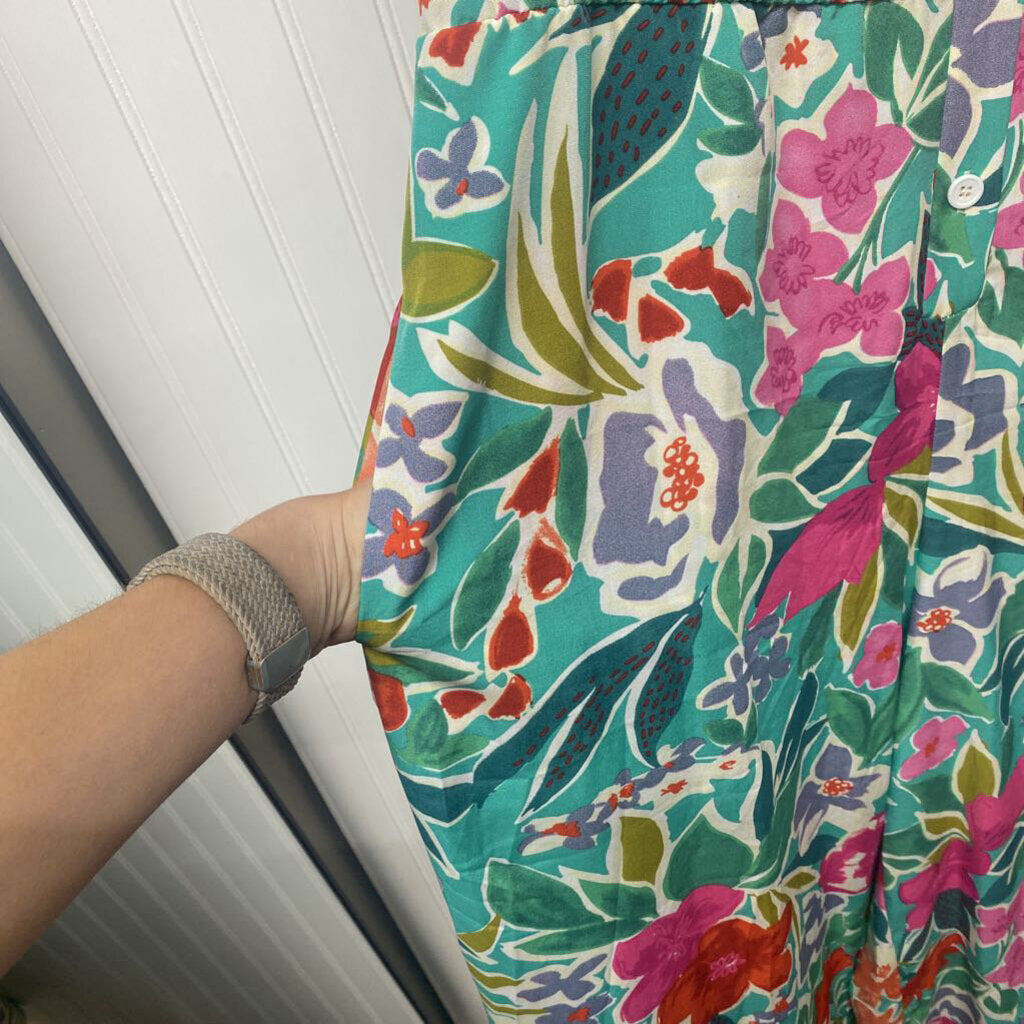 LONG FLORAL DRESS