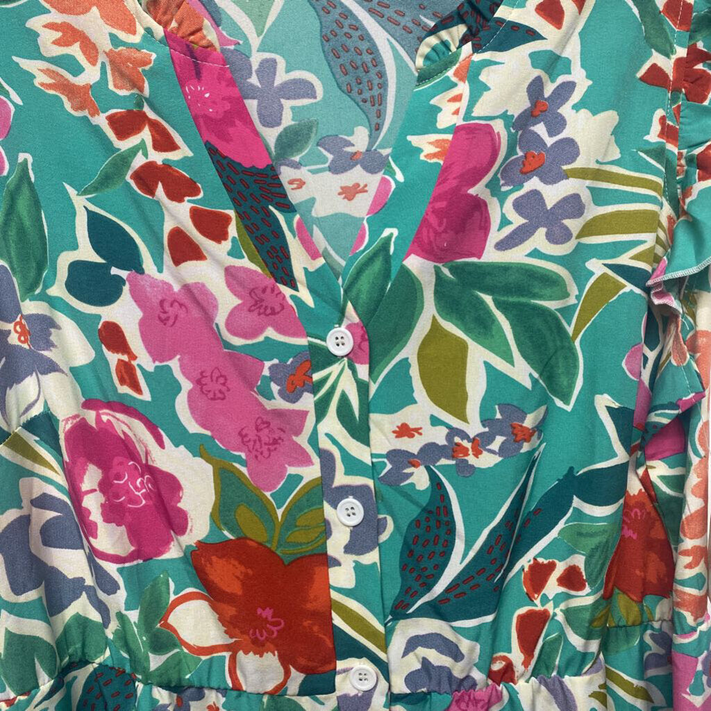 LONG FLORAL DRESS