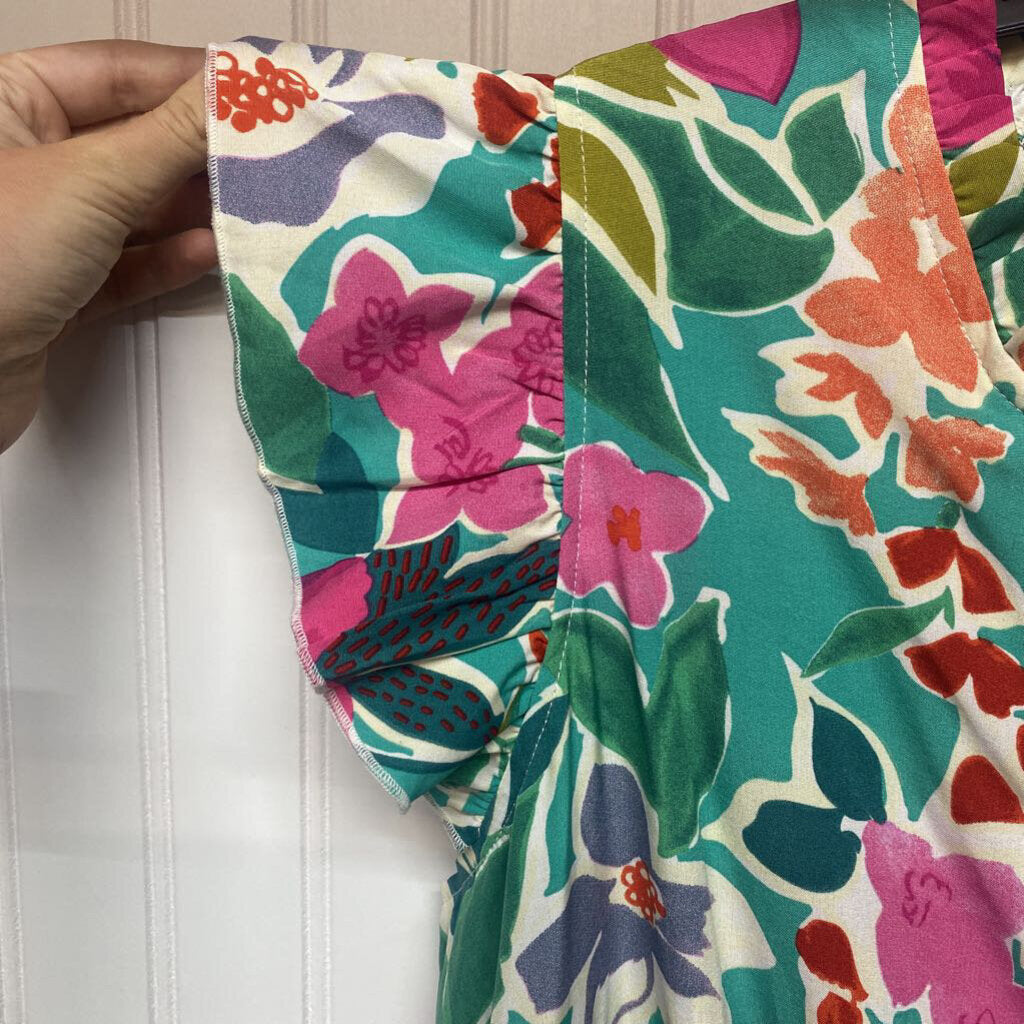 LONG FLORAL DRESS
