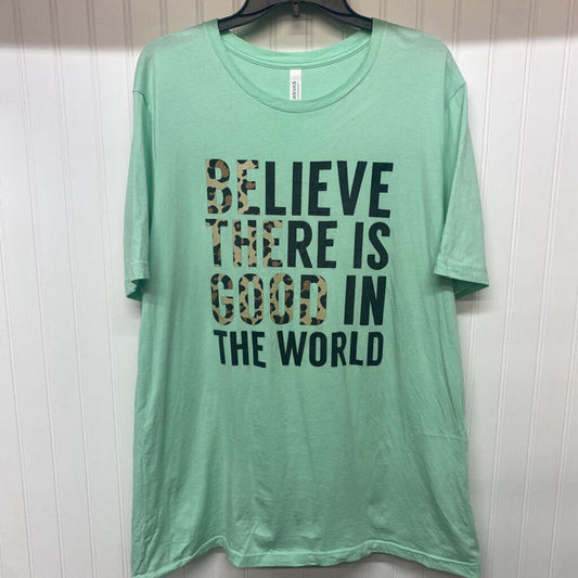 GREEN GRAPHIC T