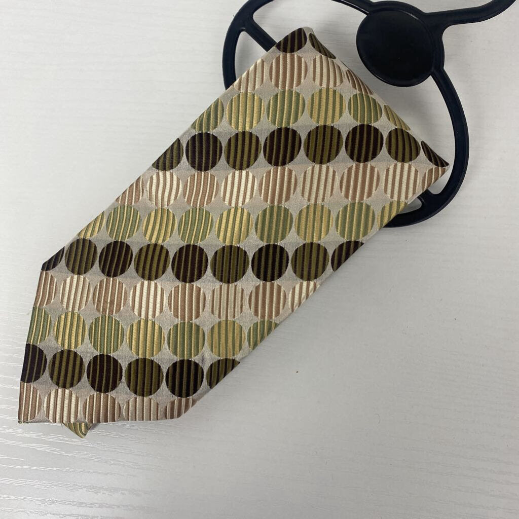 *MENS TIES SMALL CIRCLE PATTERN