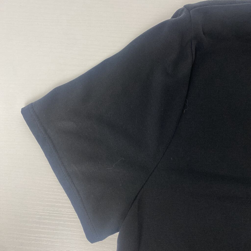 SHORT SLEEVE V NECK TOP