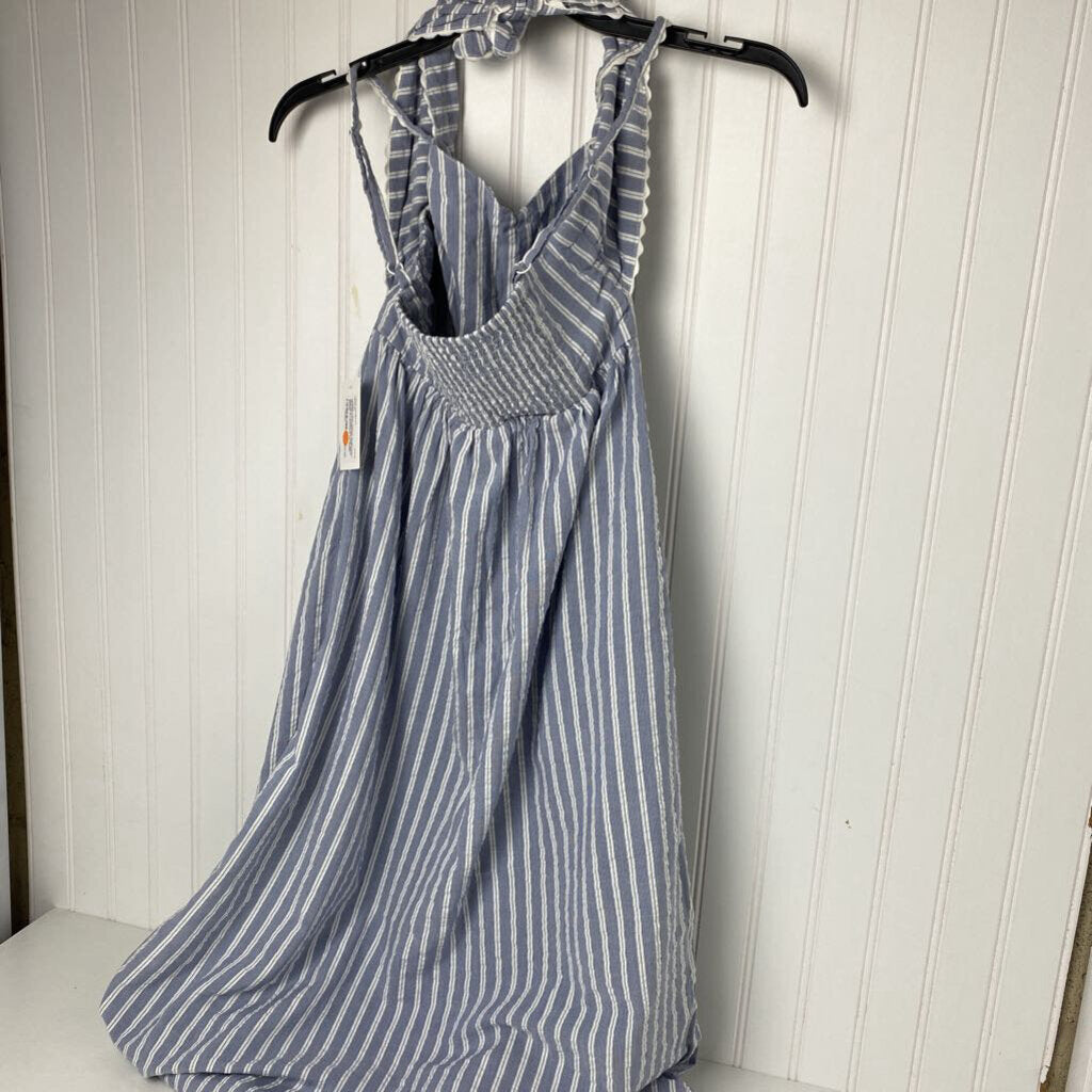 LONG HALTER NECK DRESS