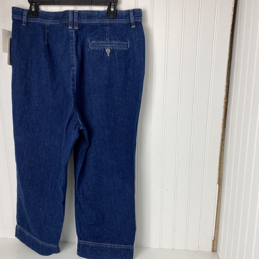 CROPPED DENIM JEANS
