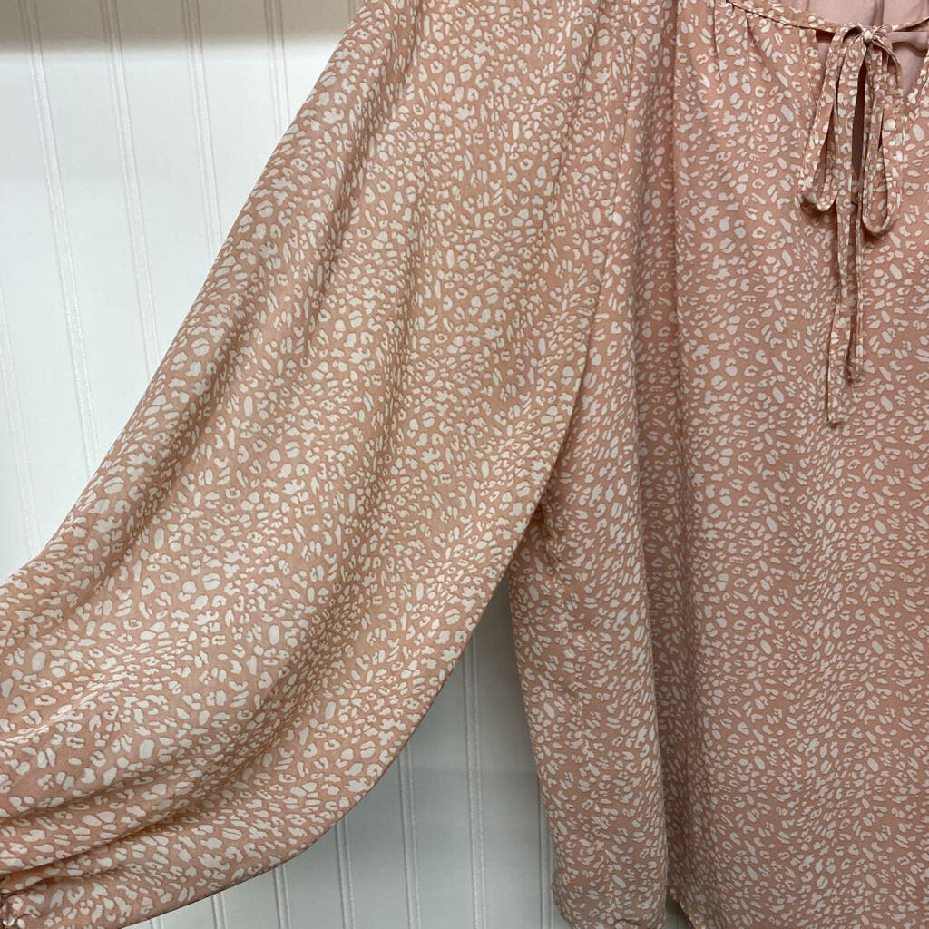 LONG SLEEVE LINED BLOUSE