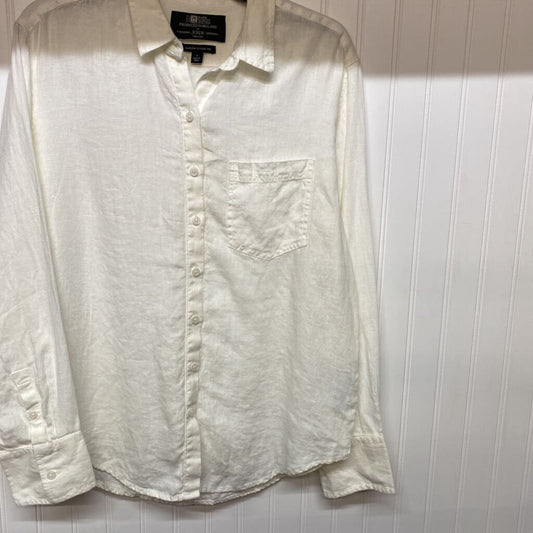 LONG SLEEVE LINEN BUTTON UP