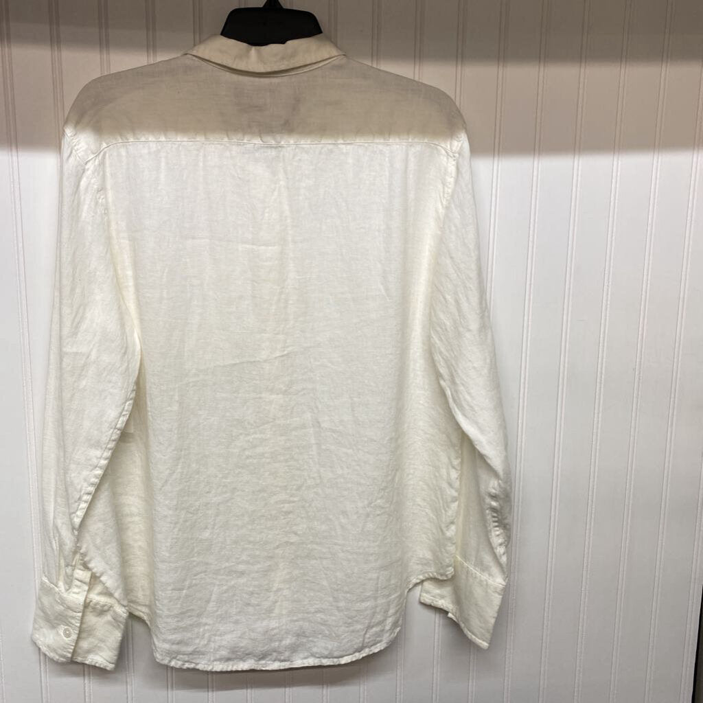 LONG SLEEVE LINEN BUTTON UP
