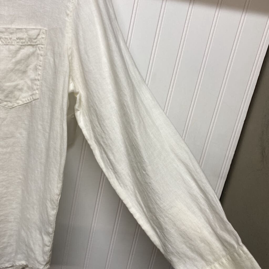 LONG SLEEVE LINEN BUTTON UP