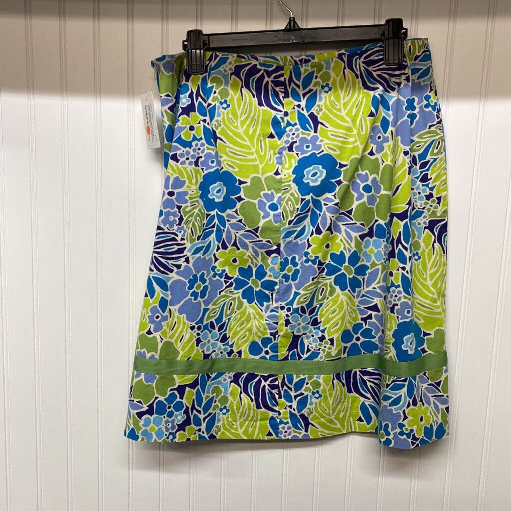 SHORT COTTON PRINT SKIRT