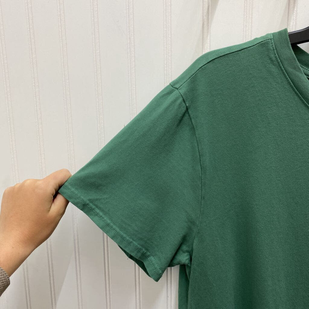 GREEN T SHIRT DRESS