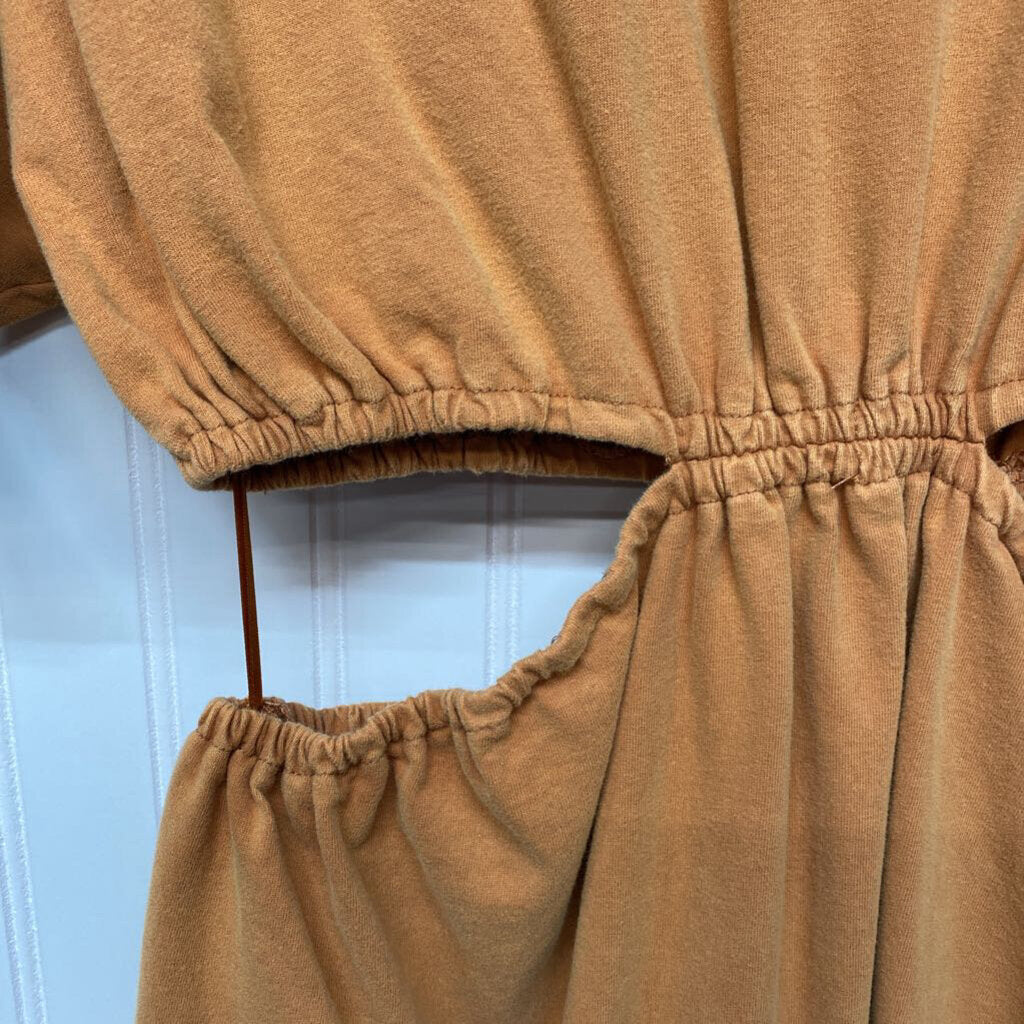 SHORT SLEEVE SHORT DRESS