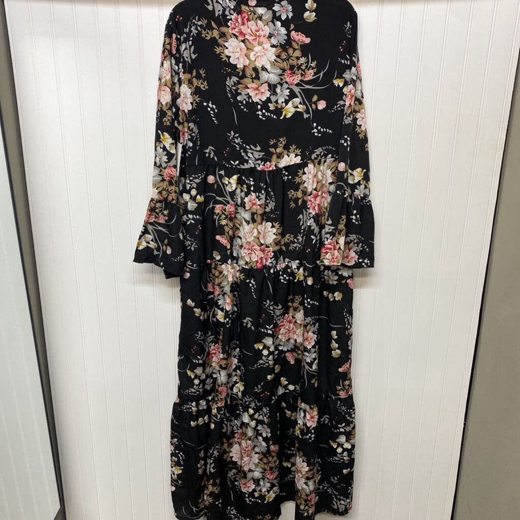 FLORAL LONG DRESS