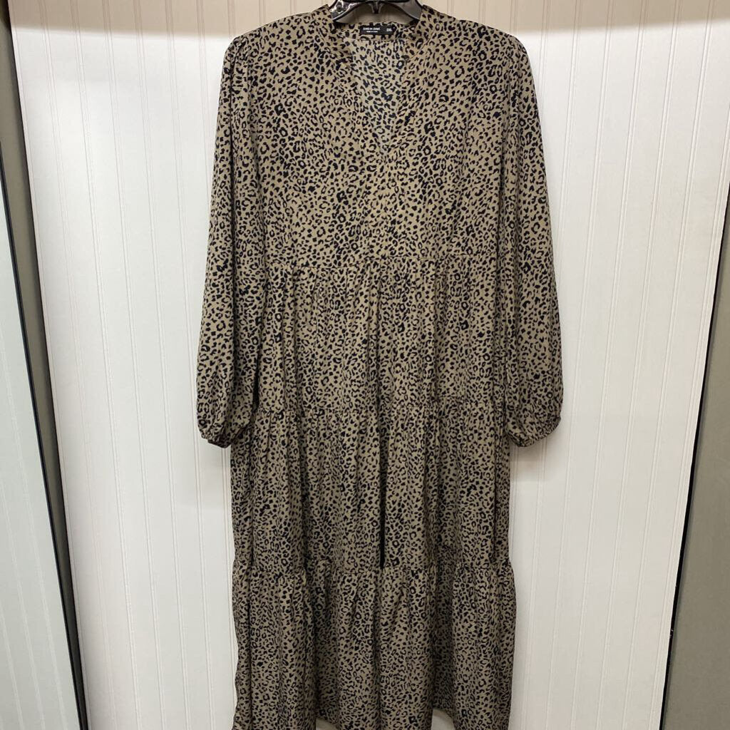 CHEETA PRINT LONG DRESS