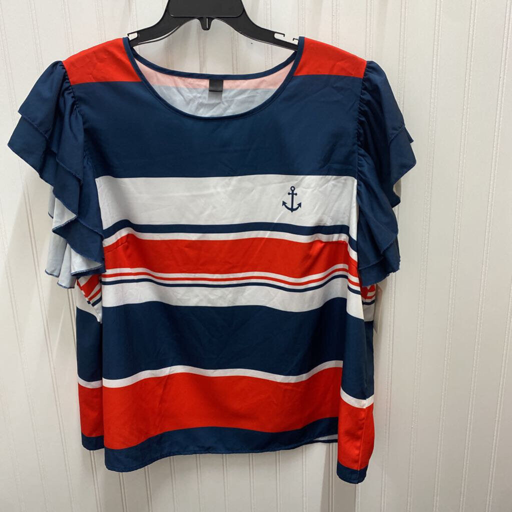 RED WHITE BLUE TOP