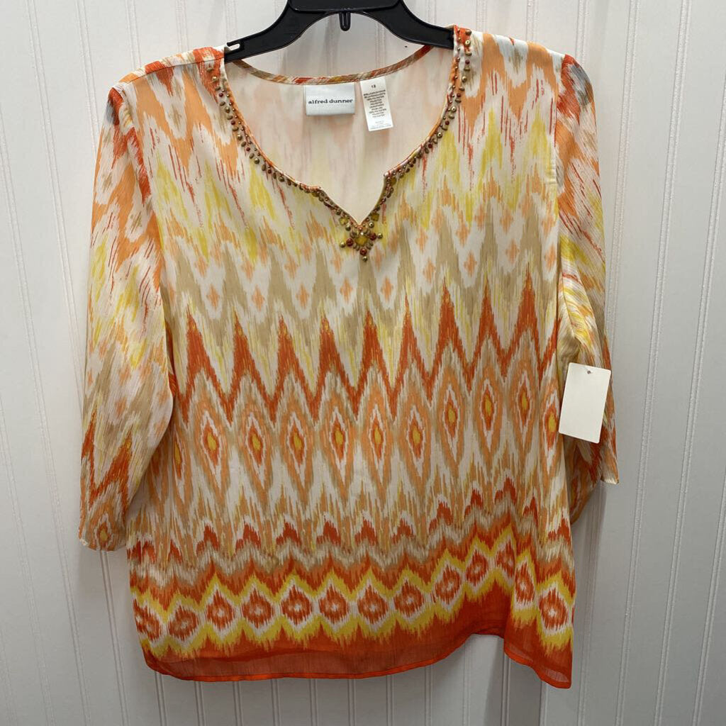 BEADED NECK SHEAR TOP