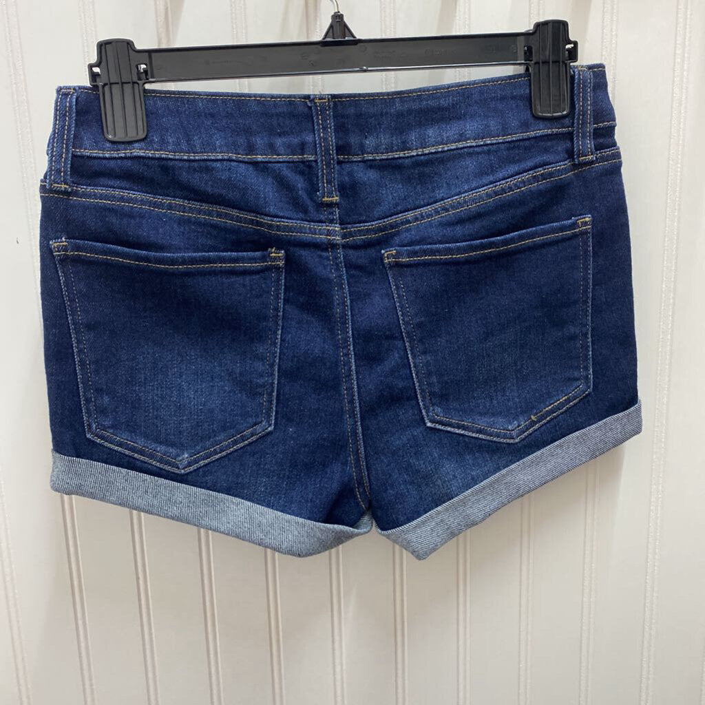 CUFFED DENIM SHORTS