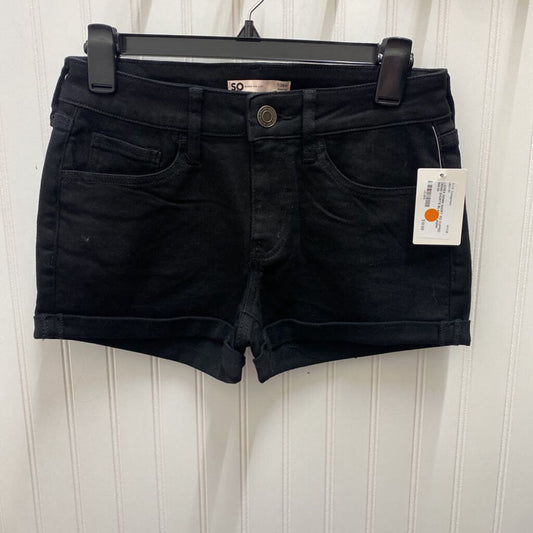 CUFFED DENIM SHORTS
