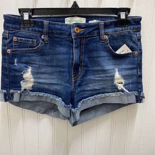 CUFFED DISTRESSED SHORTS