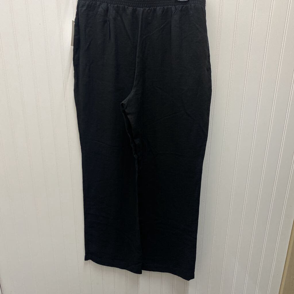 ELASTIC WAIST LINEN PANTS