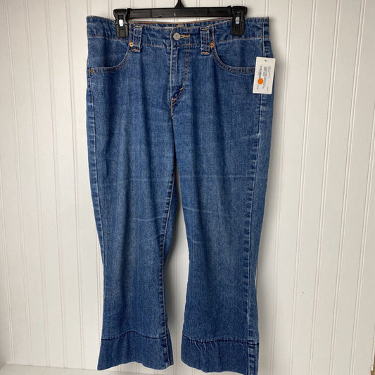 DENIM CAPRI PANTS