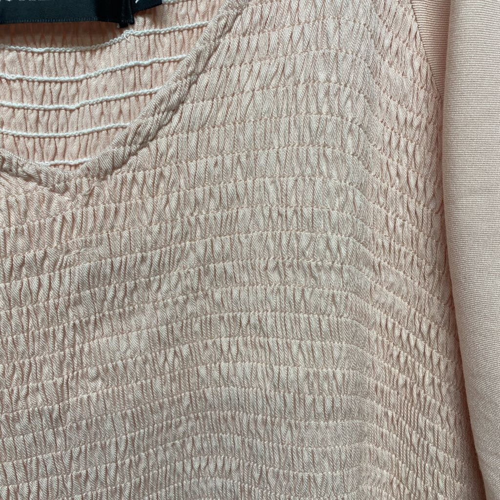 GATHERED FRONT LONG DRESS