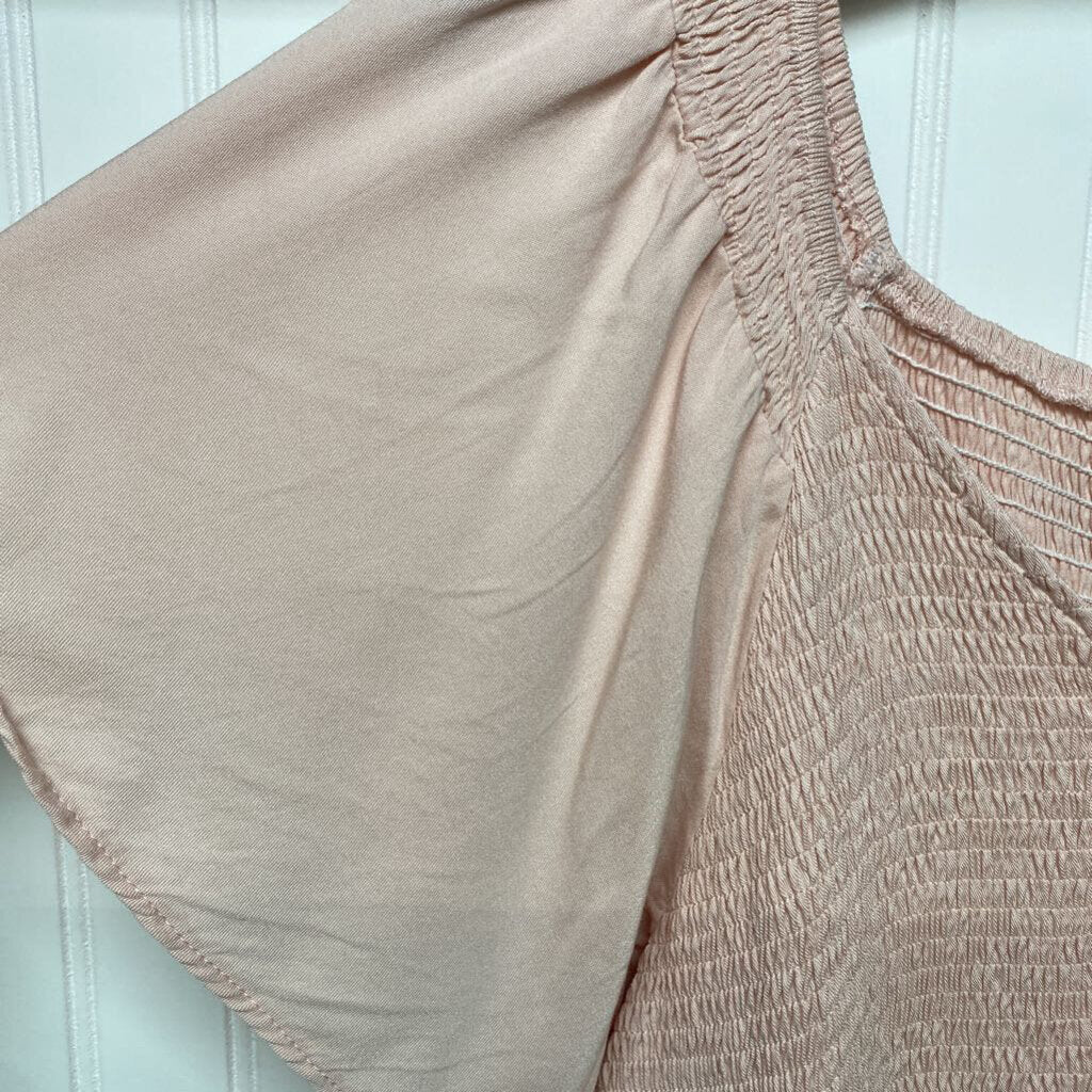 GATHERED FRONT LONG DRESS